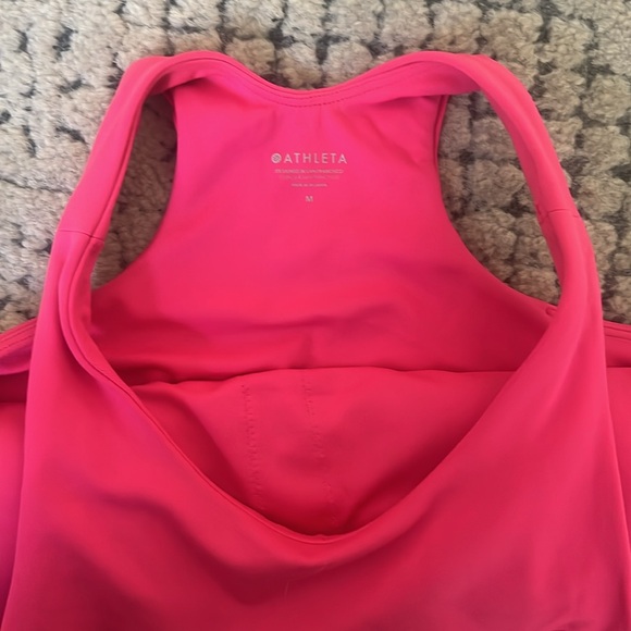 Athleta Pink Racerback Bra Tank - Picture 3 of 4